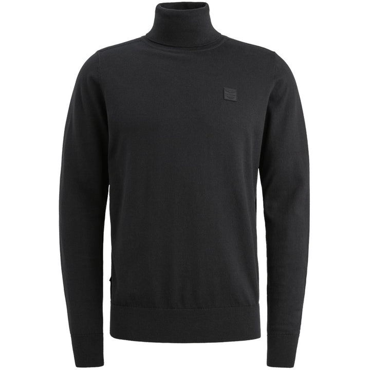 Turtleneck Cotton Knit - Zwart