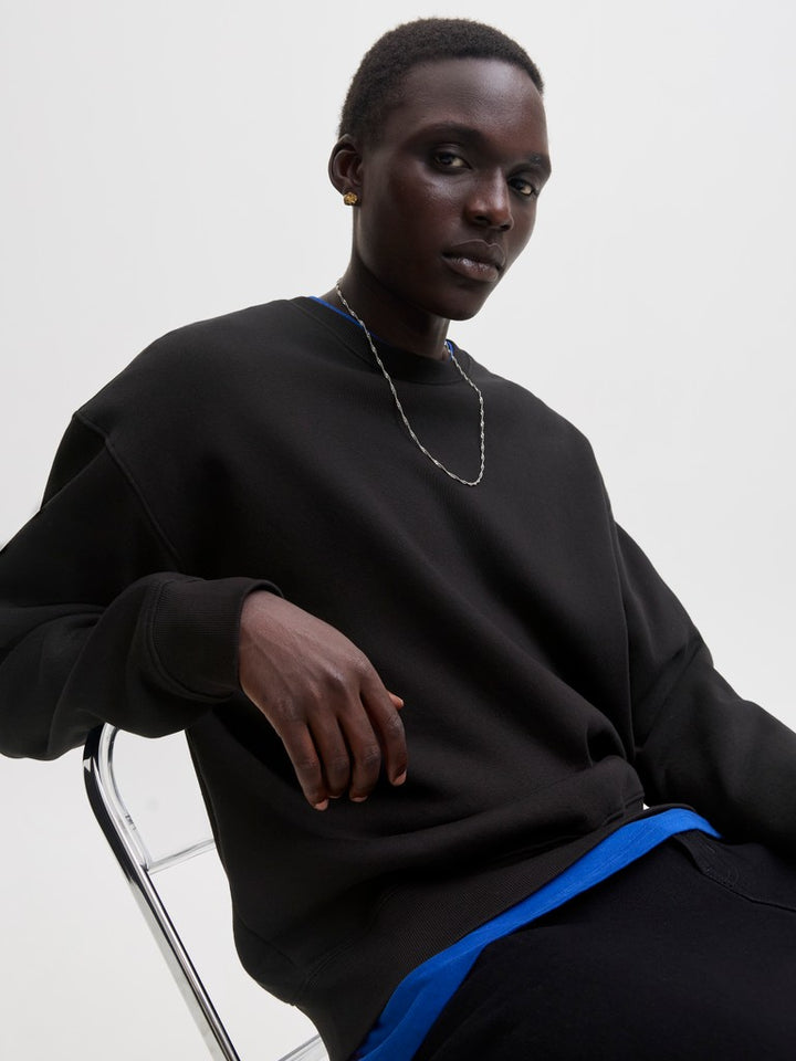 Jjeace Sweat Crew Neck - Zwart