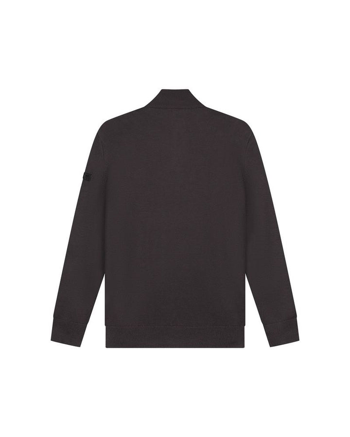 Knitted Quarter Zip - Zwart