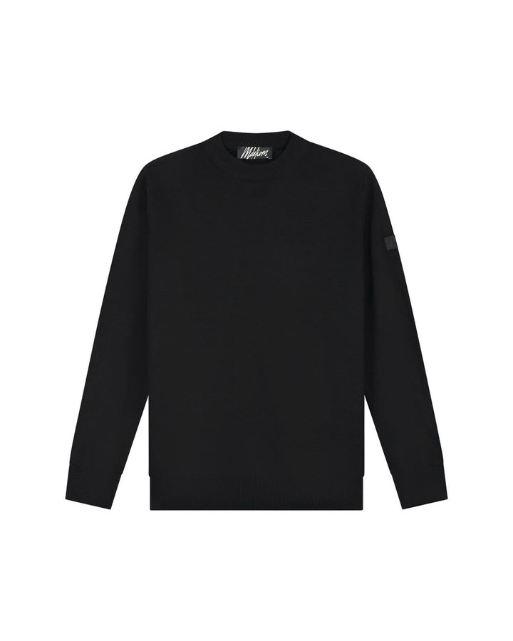 Knitted Crewneck - Zwart