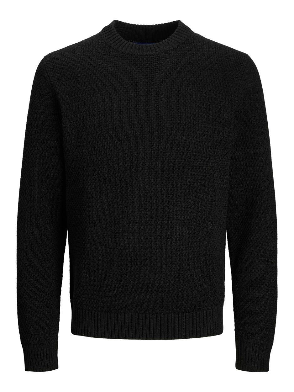 Joreaton Knit Crew Neck Bf - Zwart