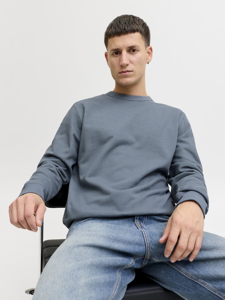 Jjedover Classic Sweat Crew Neck - Grijs