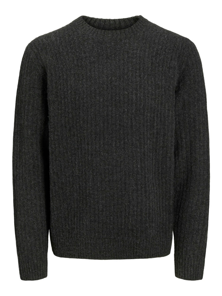 Jprcchowell Knit Crew Neck - Antraciet