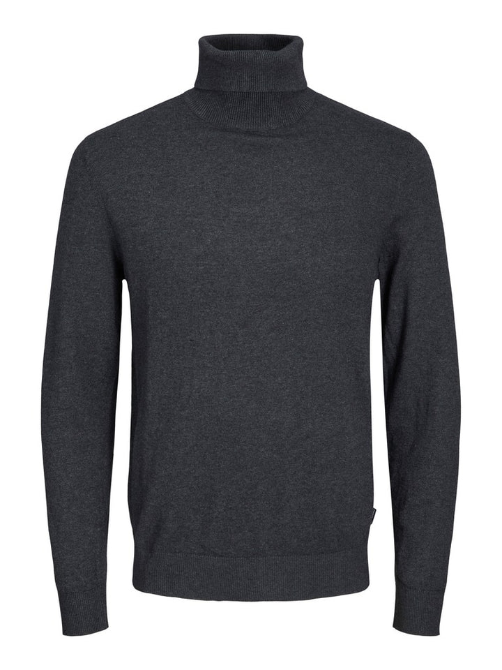 Jjeemil Knit Roll Neck Noos. . . - Antraciet