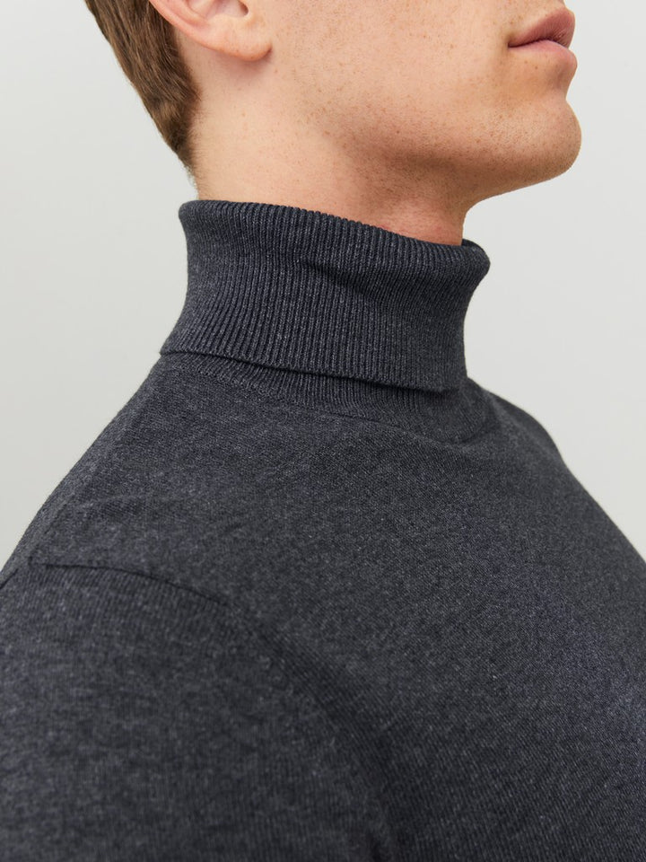 Jjeemil Knit Roll Neck Noos. . . - Antraciet