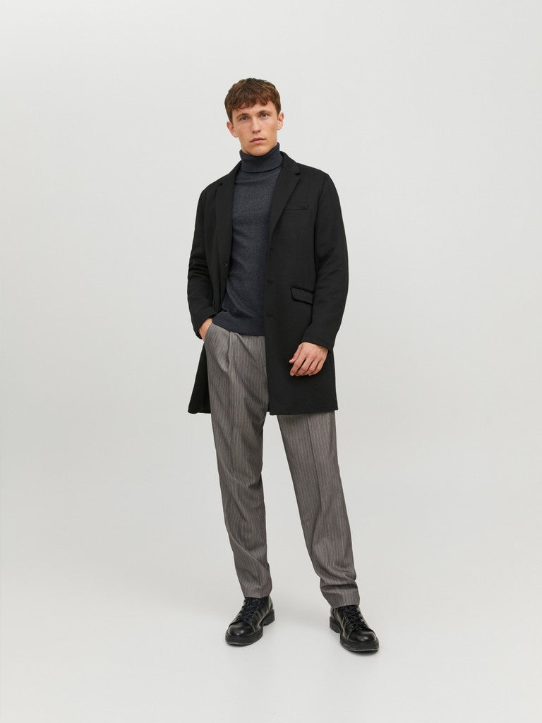 Jjeemil Knit Roll Neck Noos. . . - Antraciet