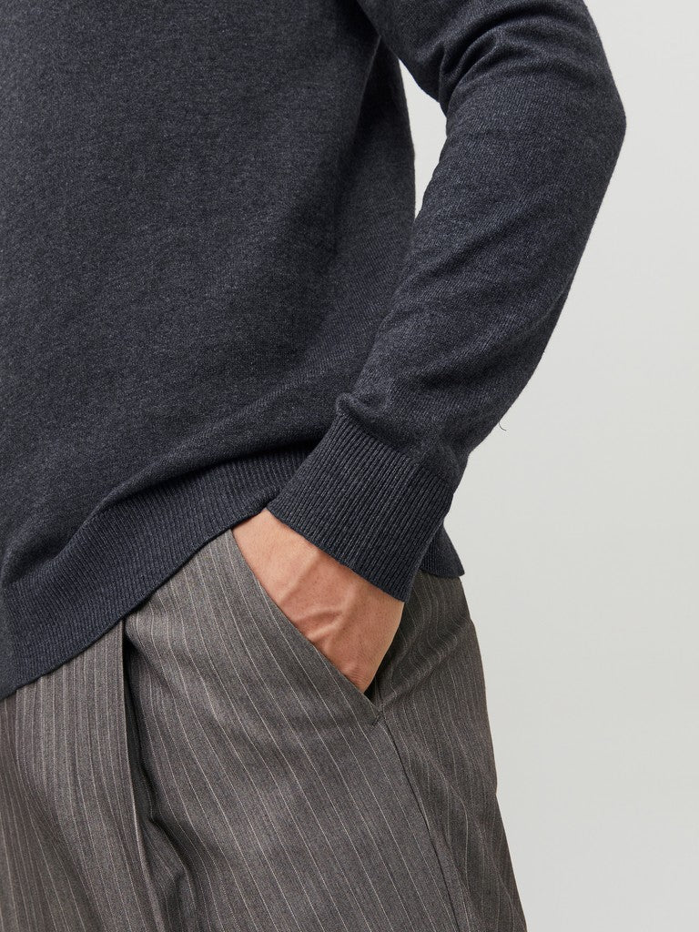 Jjeemil Knit Roll Neck Noos. . . - Antraciet