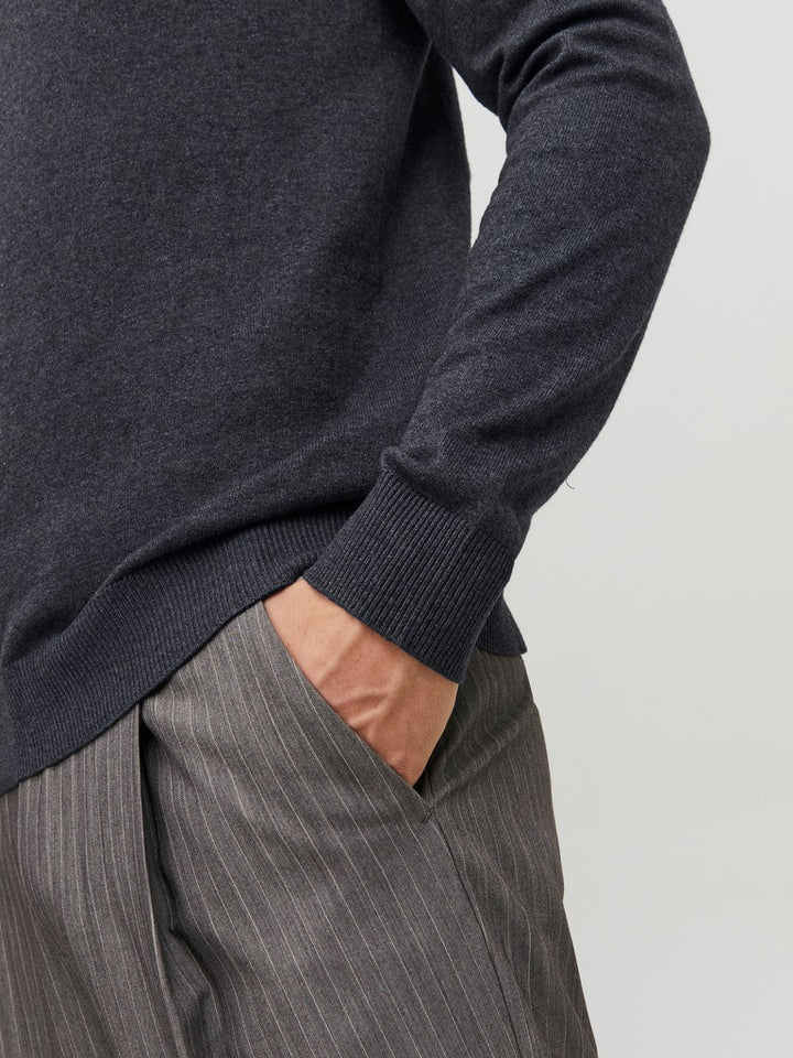 Jjeemil Knit Roll Neck Noos. . . - Antraciet
