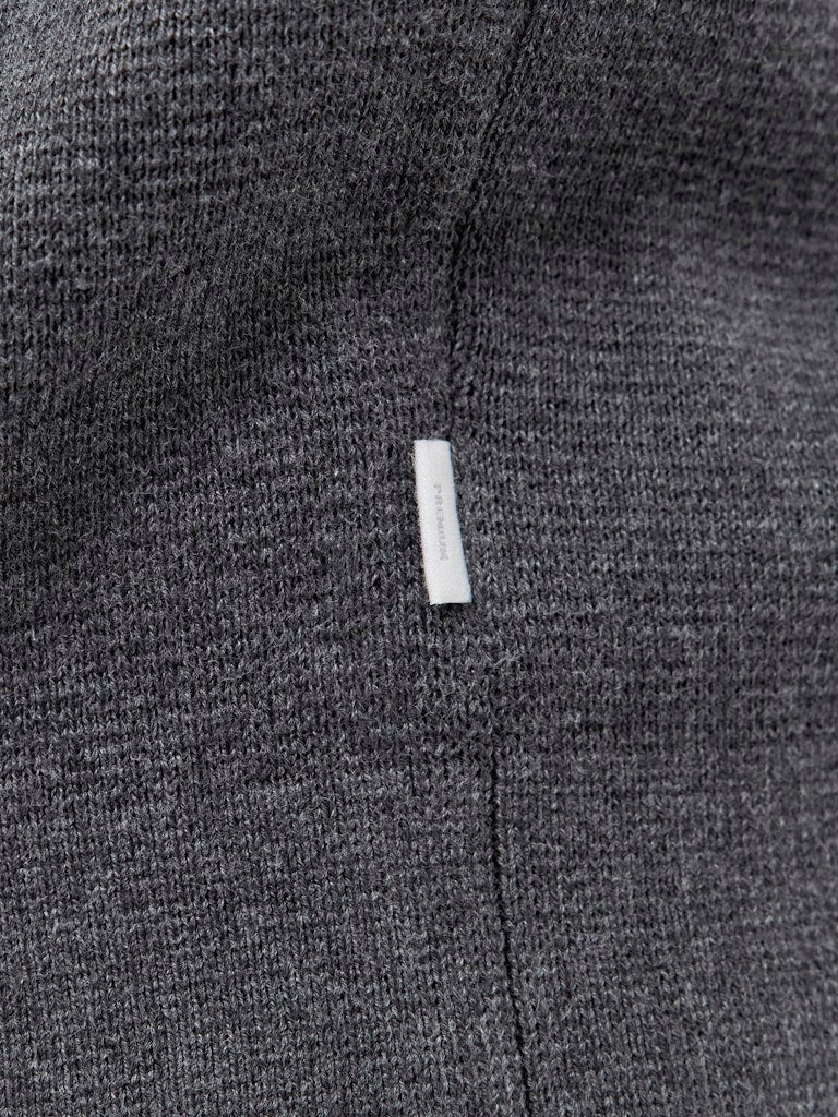 Jprblamilano Stitch Knit Crew Neck Sn - Antraciet