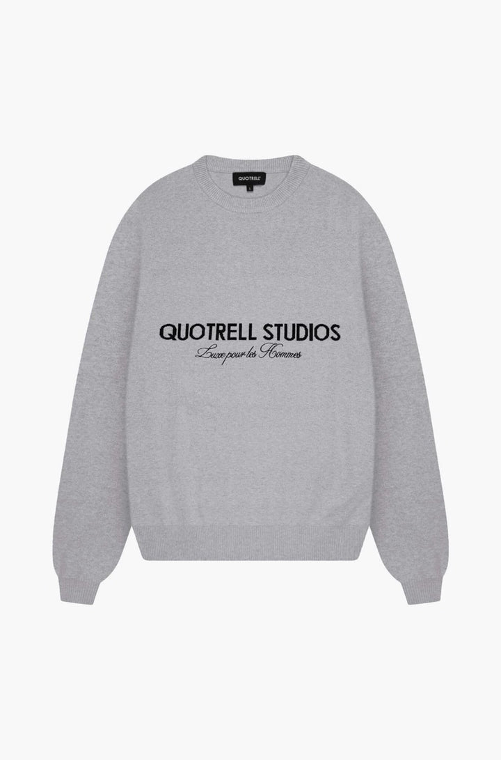 Studios Knitted Crewneck - Grijs Melee