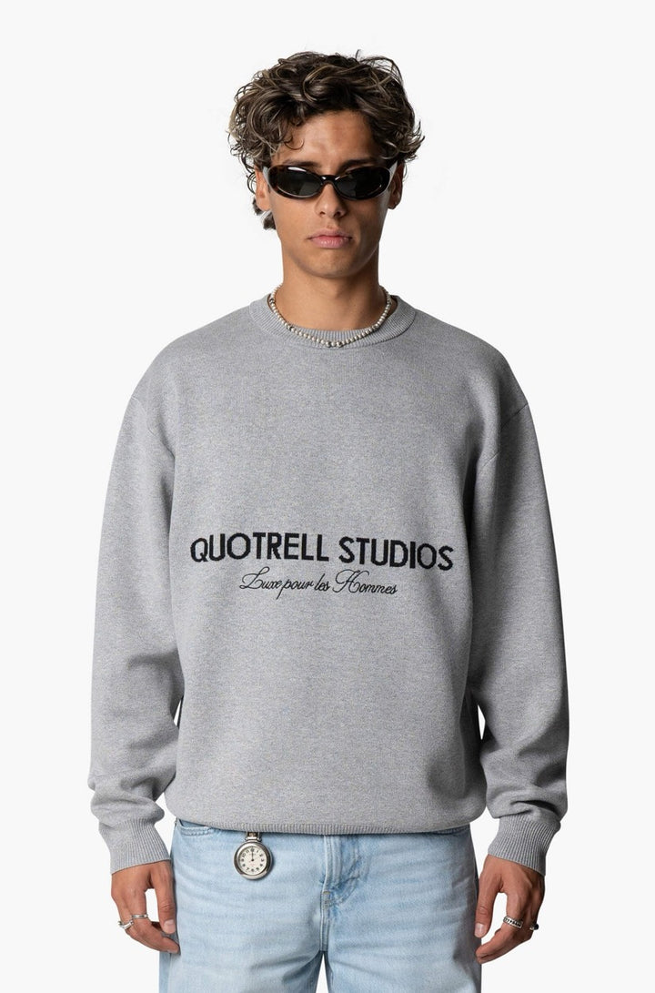 Studios Knitted Crewneck - Grijs Melee