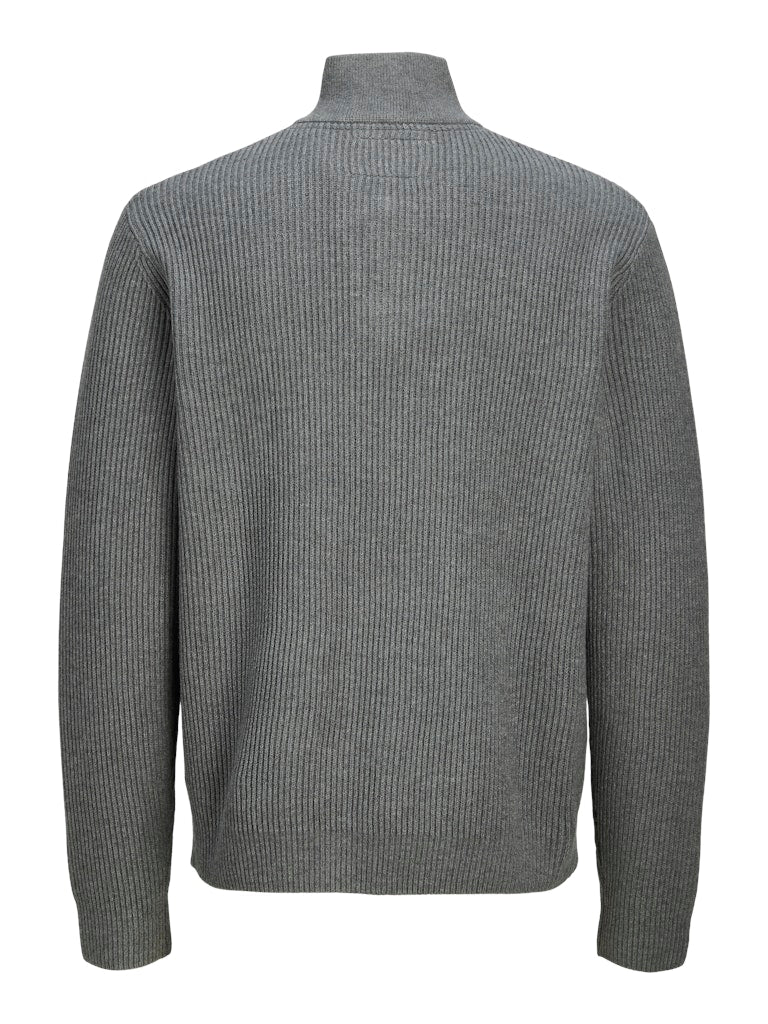 Jprblurichard Knit High Neck - Grijs Melee