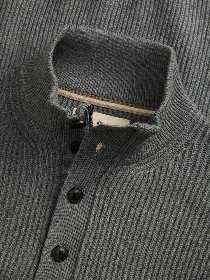 Jprblurichard Knit High Neck - Grijs Melee