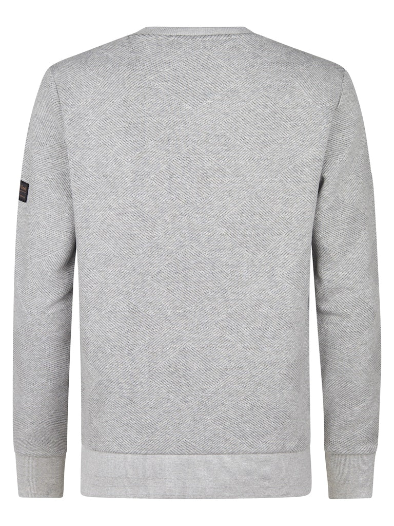 Men Sweater Round Neck - Grijs Melee