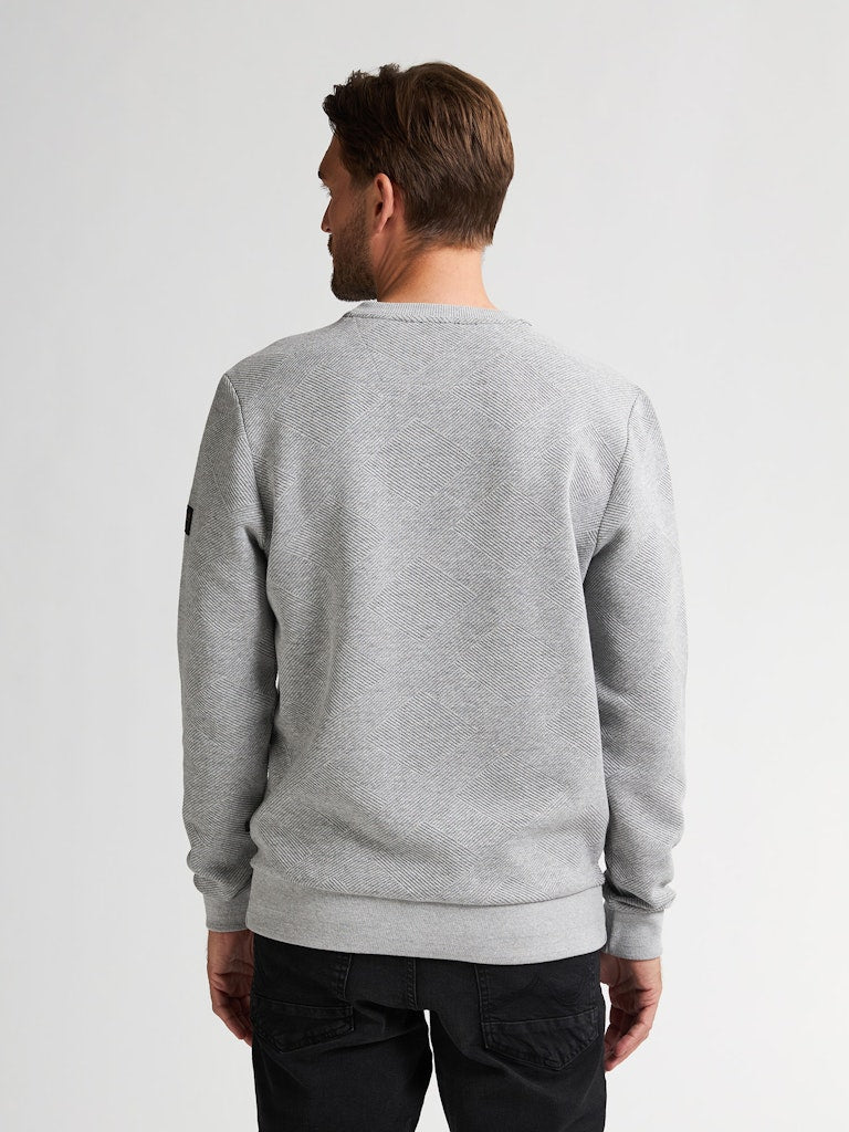 Men Sweater Round Neck - Grijs Melee