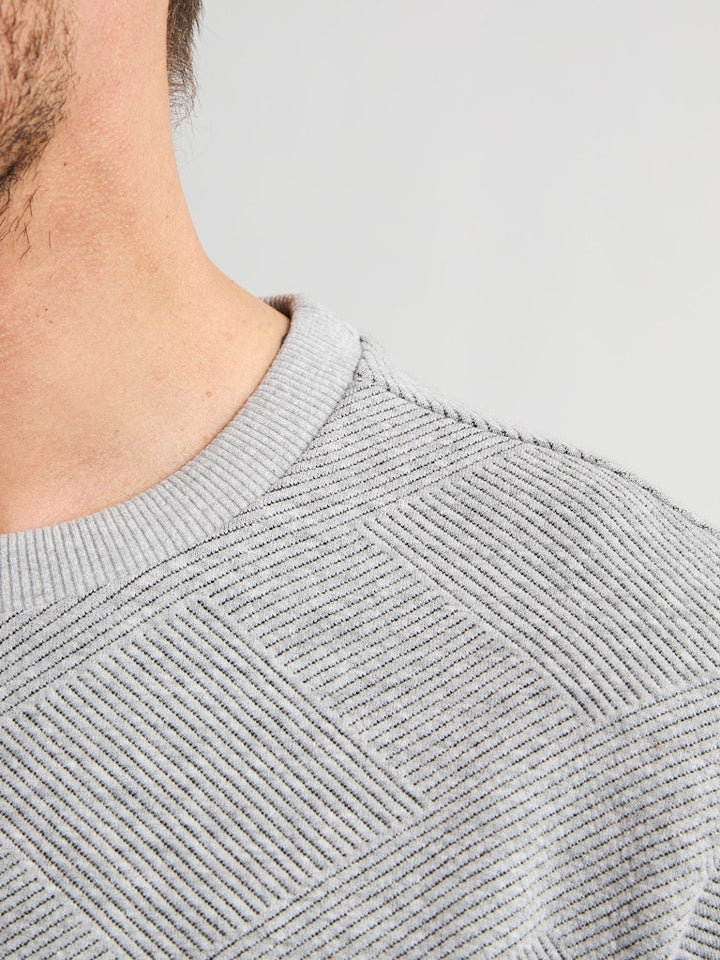 Men Sweater Round Neck - Grijs Melee