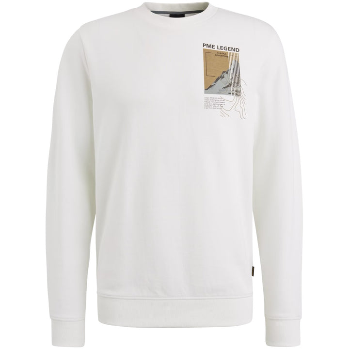 Crewneck Interlock Jersey - Wit