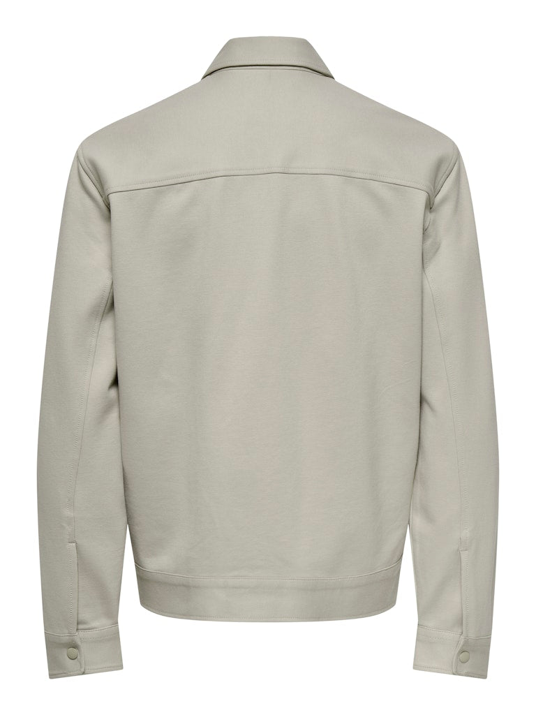 Onsjakes 0339 Zip Overshirt - Beige