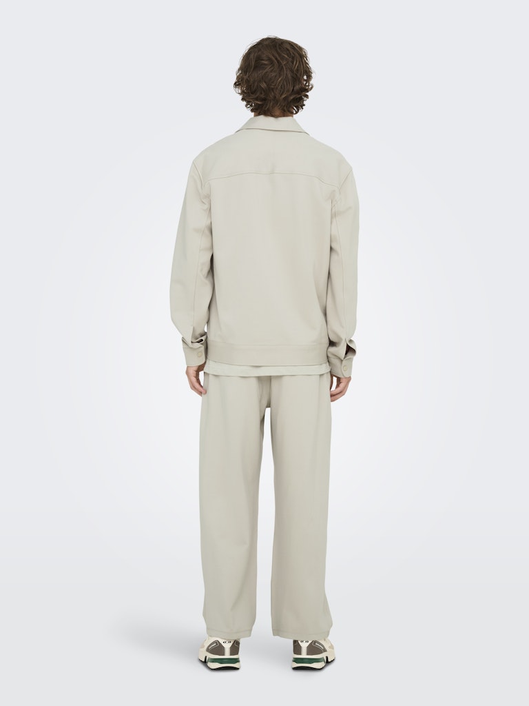 Onsjakes 0339 Zip Overshirt - Beige