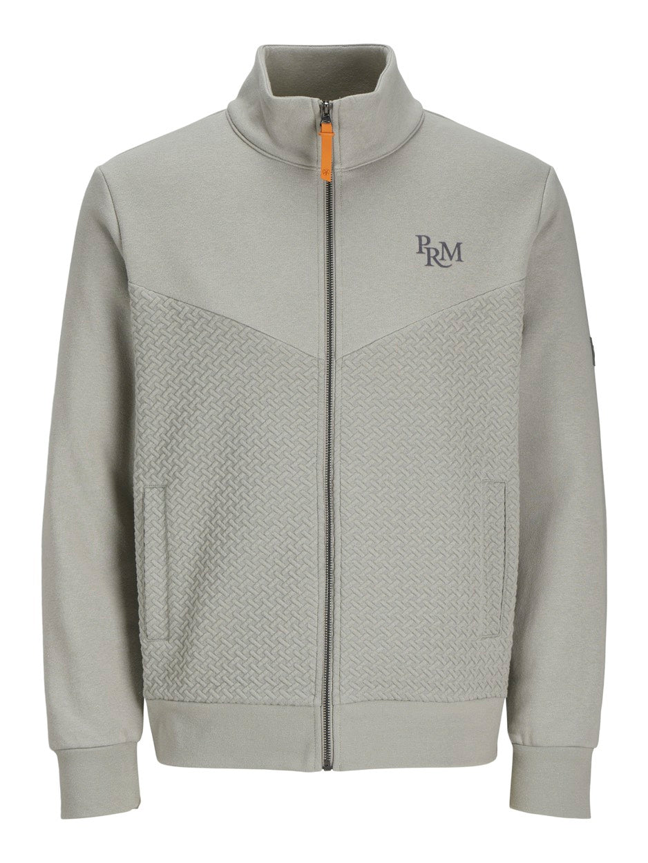 Jprblufrankie Sweat Zip High Neck - Oud Groen