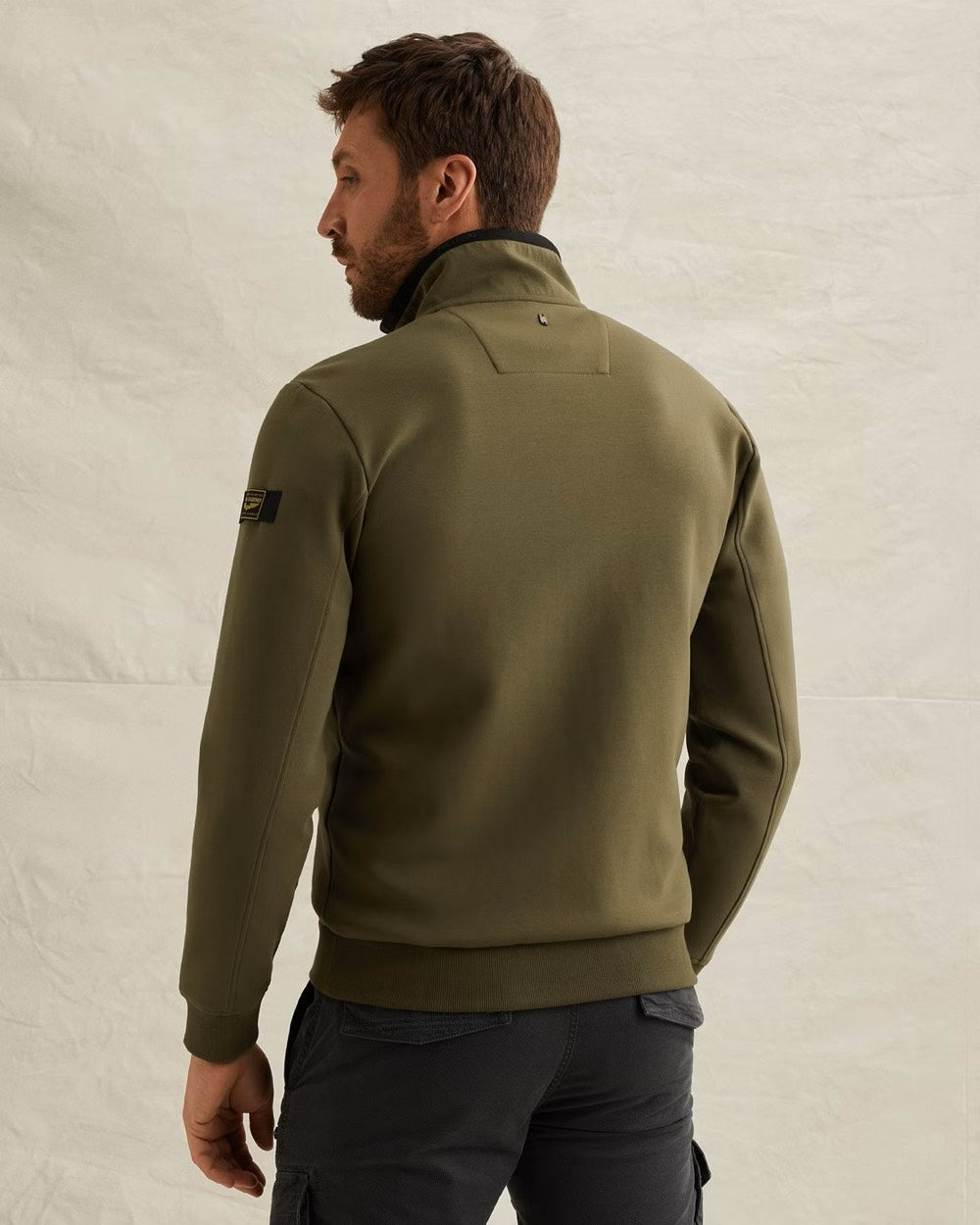Zip Jacket Interlock Sweat - Army