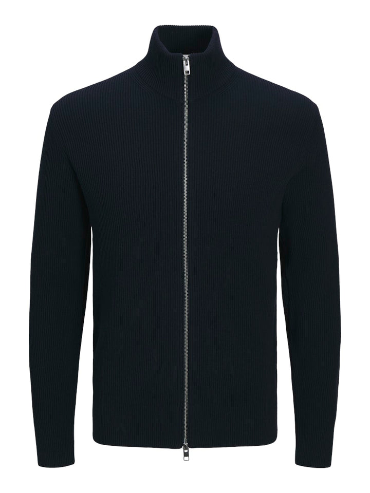 Jjeperfect Knit Zip Cardigan Sn - Navy