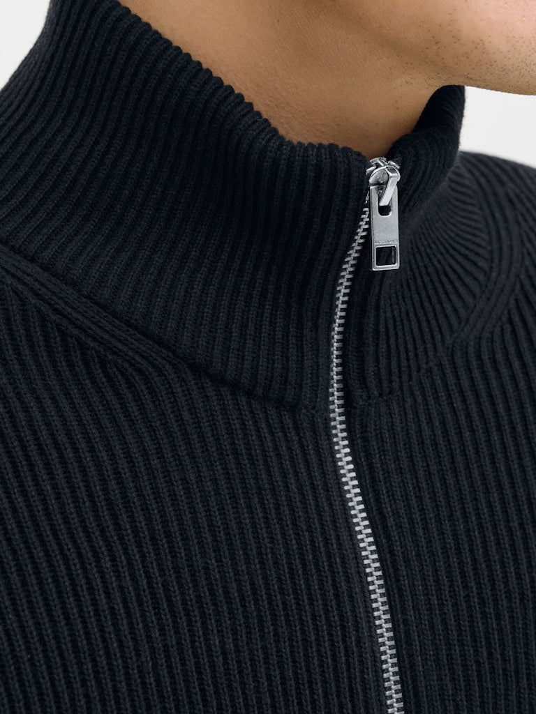 Jjeperfect Knit Zip Cardigan Sn - Navy