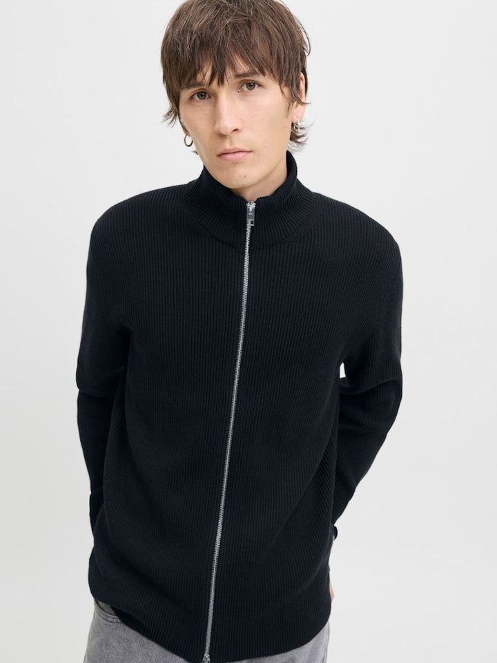 Jjeperfect Knit Zip Cardigan Sn - Navy