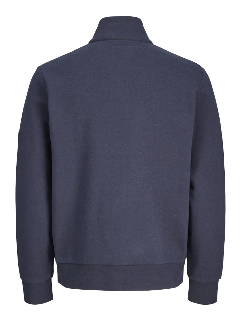 Jprblufrankie Sweat Zip High Neck - Navy