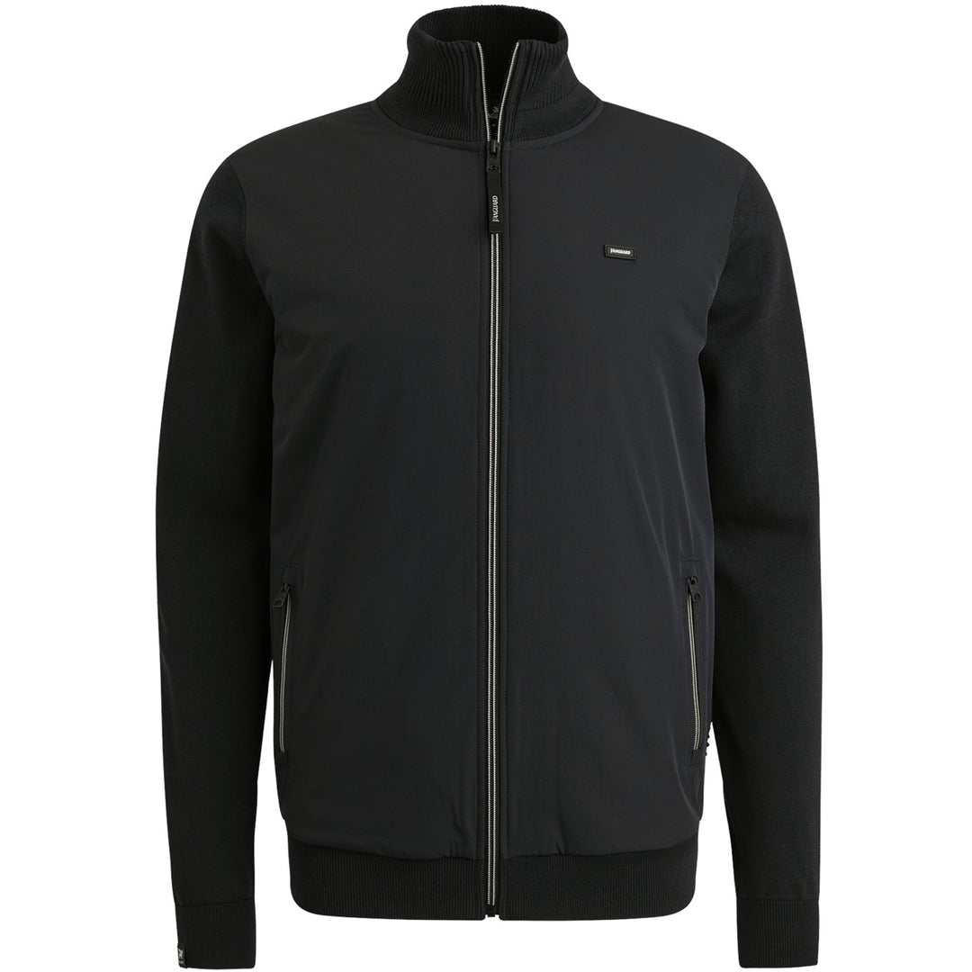 Zip Jacket Cotton Modal - Navy