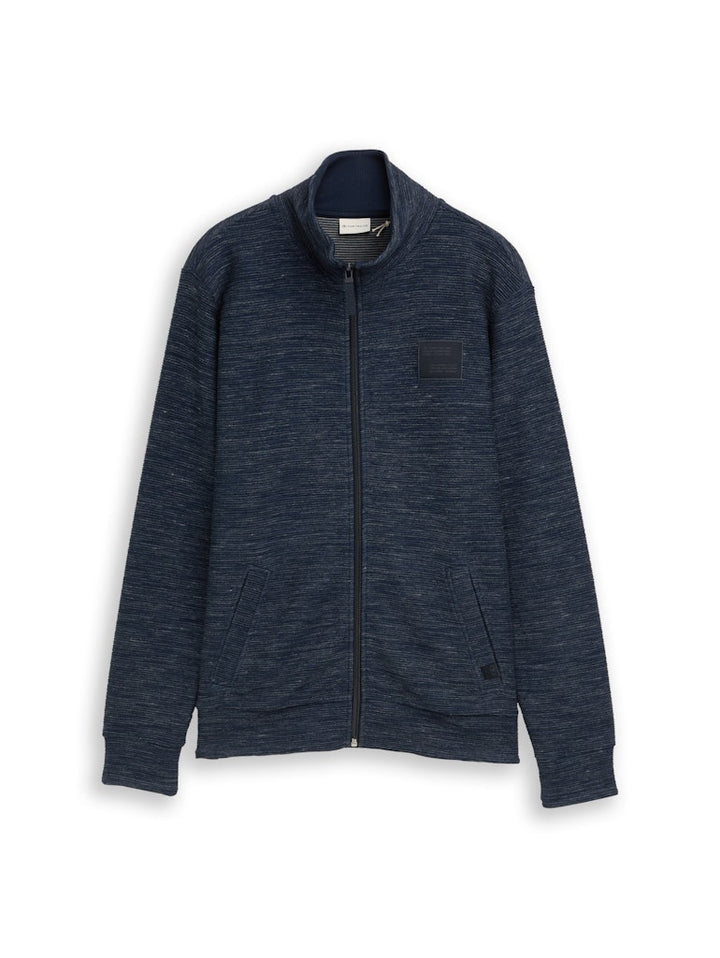 Structured Sweat Jacket - Navy