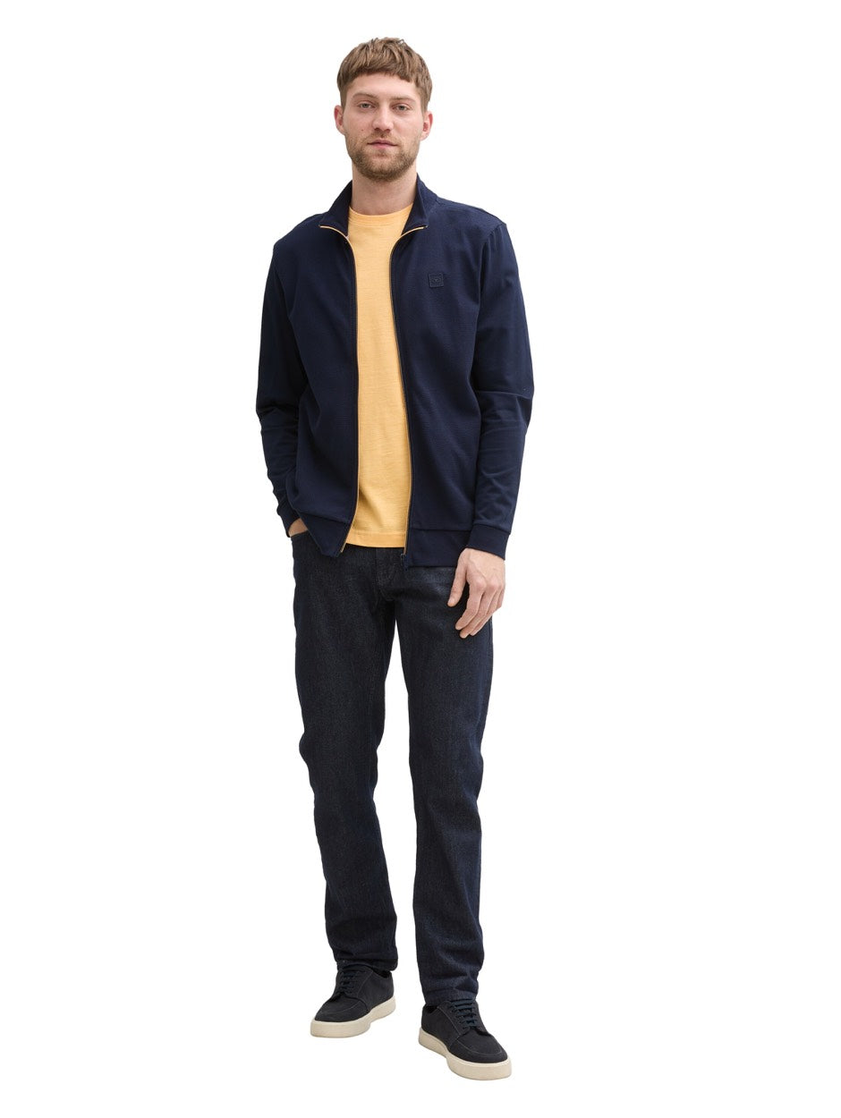 Structuced T-shirt Jacket - Navy