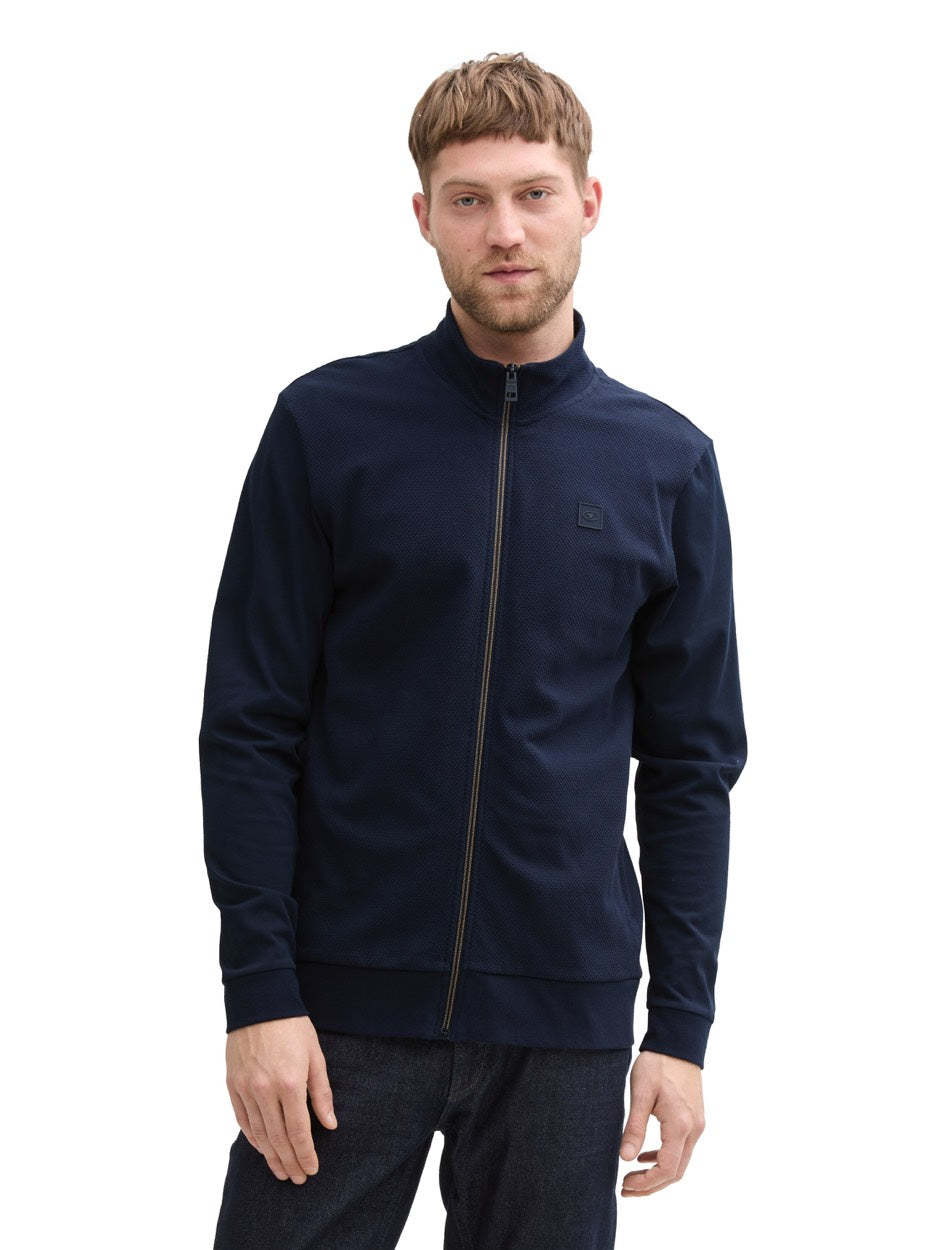 Structuced T-shirt Jacket - Navy