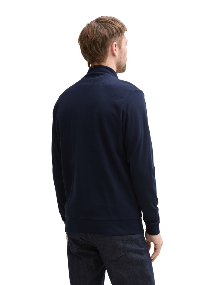 Structuced T-shirt Jacket - Navy