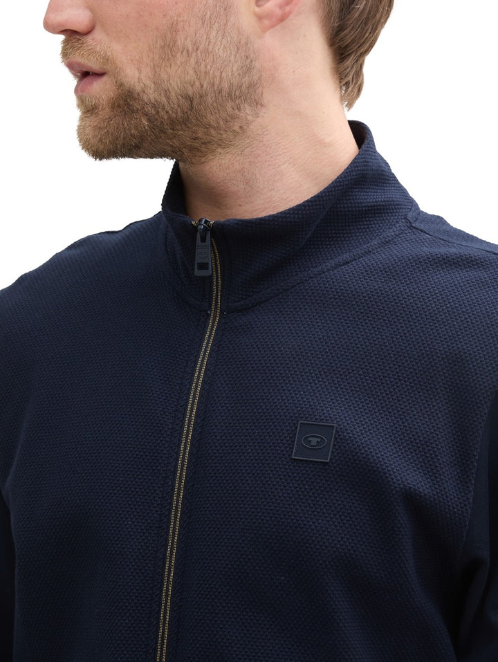 Structuced T-shirt Jacket - Navy