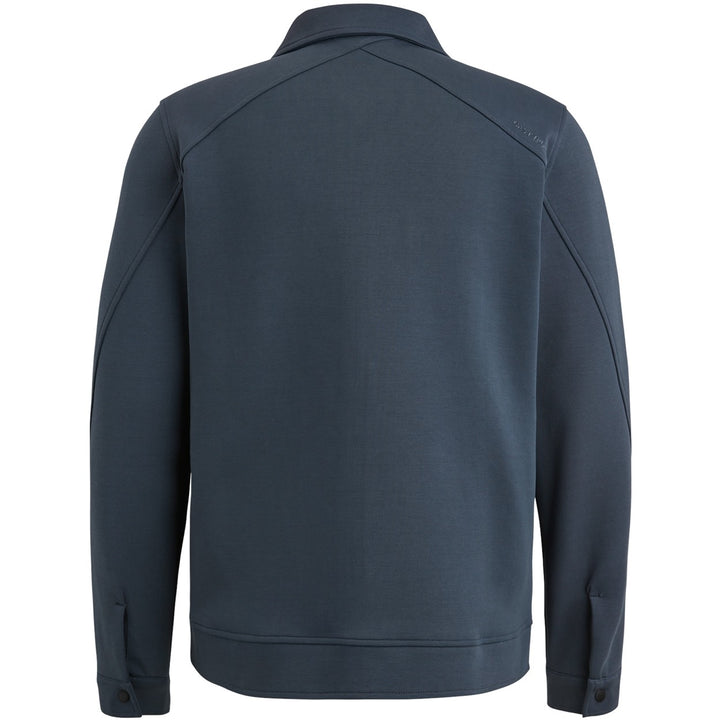 Zip Jacket Interlock Sweat - Navy