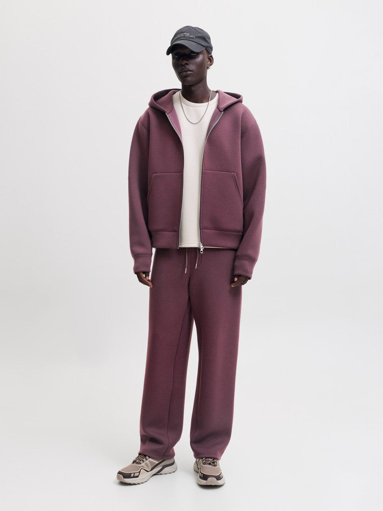 Jcolegacy Sweat Scuba Zip Hood Noos - Steenrood