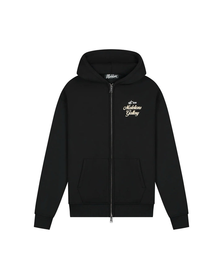 Gallery Zip Hoodie - Zwart
