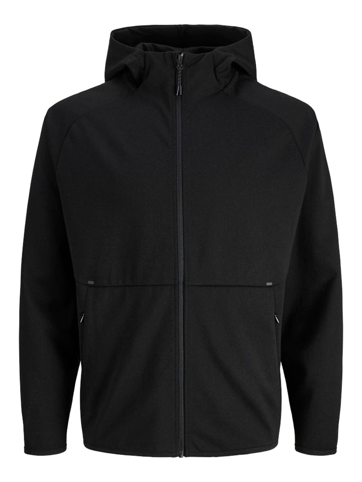 Jjebase Sweat Zip Hoodie - Zwart