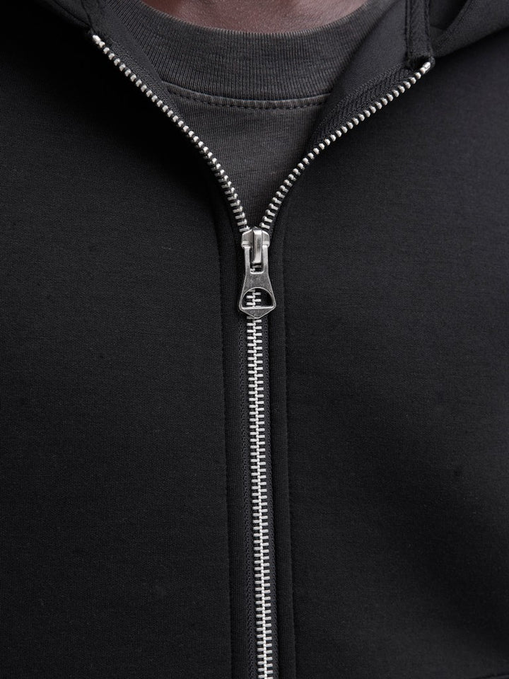 Jcolegacy Sweat Scuba Zip Hood Noos - Zwart