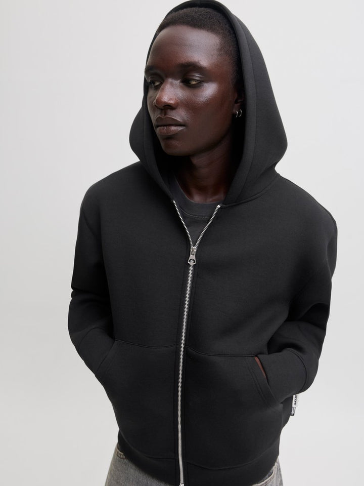 Jcolegacy Sweat Scuba Zip Hood Noos - Zwart