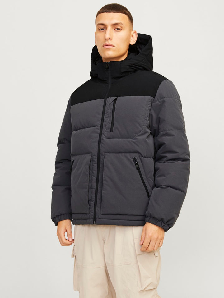 Jjeotto Puffer Jacket Sn - Donkergroen