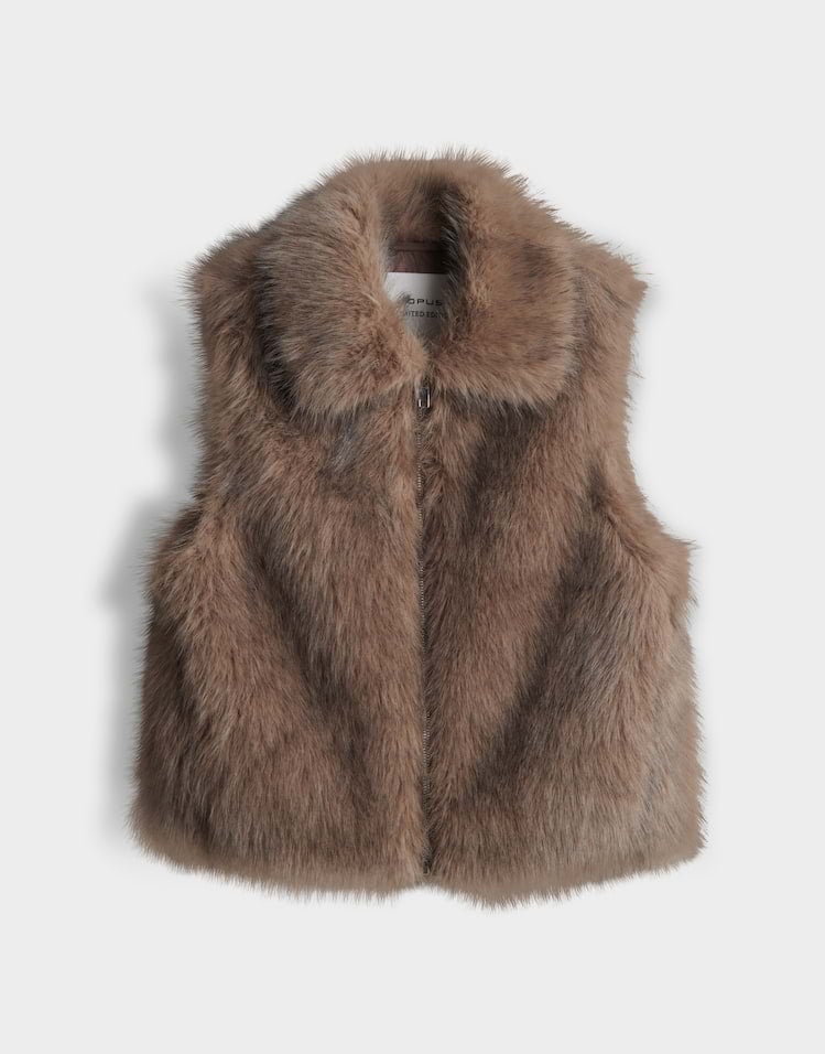 Opus Wafury 10624314524465 gilet dames taupe