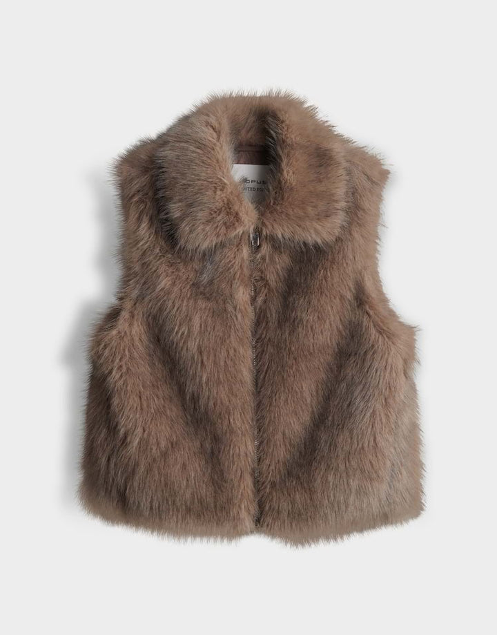 Opus Wafury 10624314524465 gilet dames taupe