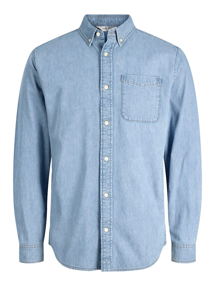 Jjebrook Jjoxford Shirt Akm 990 - Blue Denim