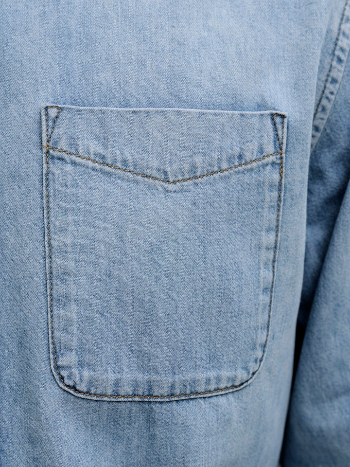 Jjebrook Jjoxford Shirt Akm 990 - Blue Denim