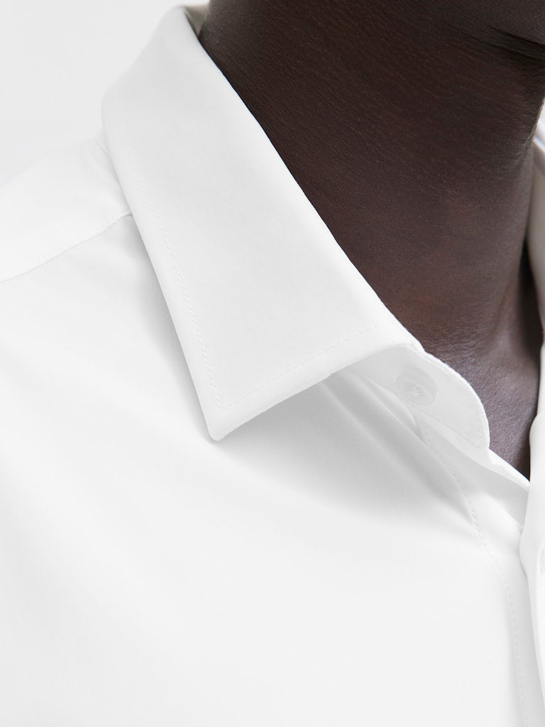 Jprblaactive Stretch Ls Shirt Ln - Wit