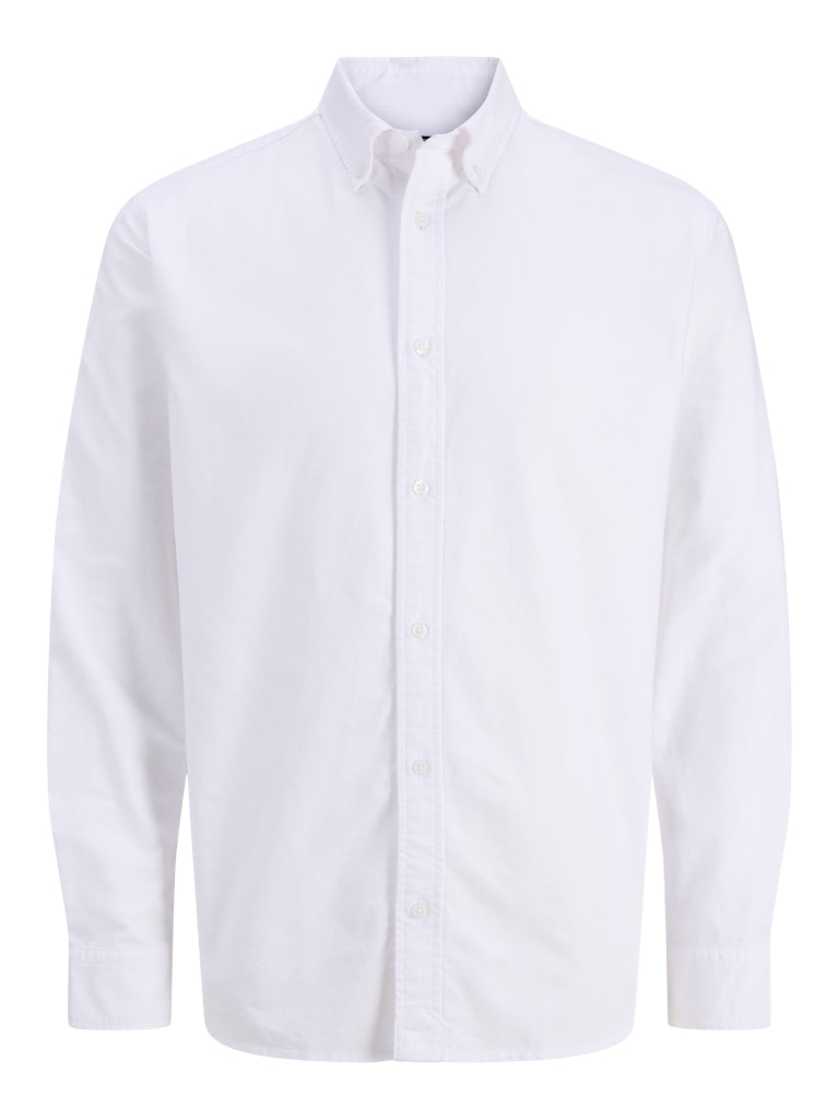Jprbluharvey Oxford L/s Shirt Sn - Off-white