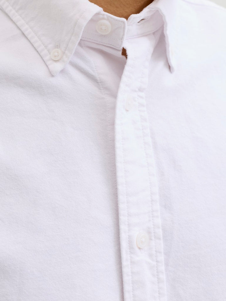 Jprbluharvey Oxford L/s Shirt Sn - Off-white