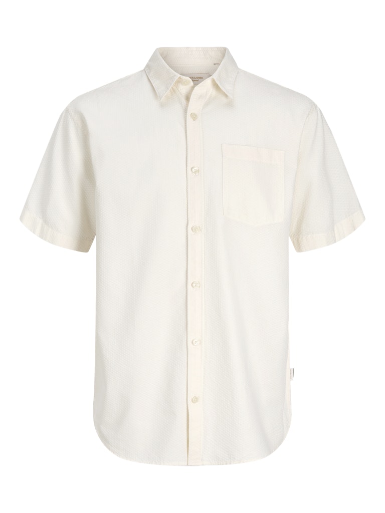 Jornantucket Dobby Shirt Ss - Ecru